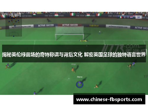揭秘英伦绿茵场的奇特称谓与背后文化 解密英国足球的独特语言世界 揭秘英伦绿茵场的奇特称谓与背后文化 解密英国足球的独特语言世界