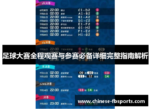 足球大赛全程观赛与参赛必备详细完整指南解析